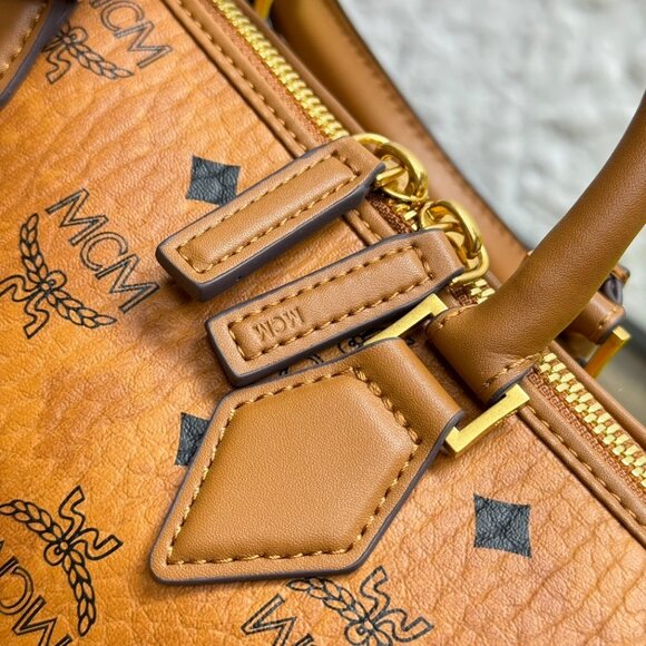 MCM EIla Visetos New Small Boston Bag - Picture 6 of 9